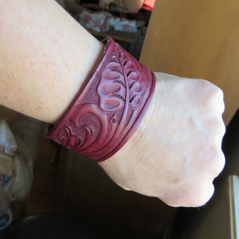 Leather wrist Cuff